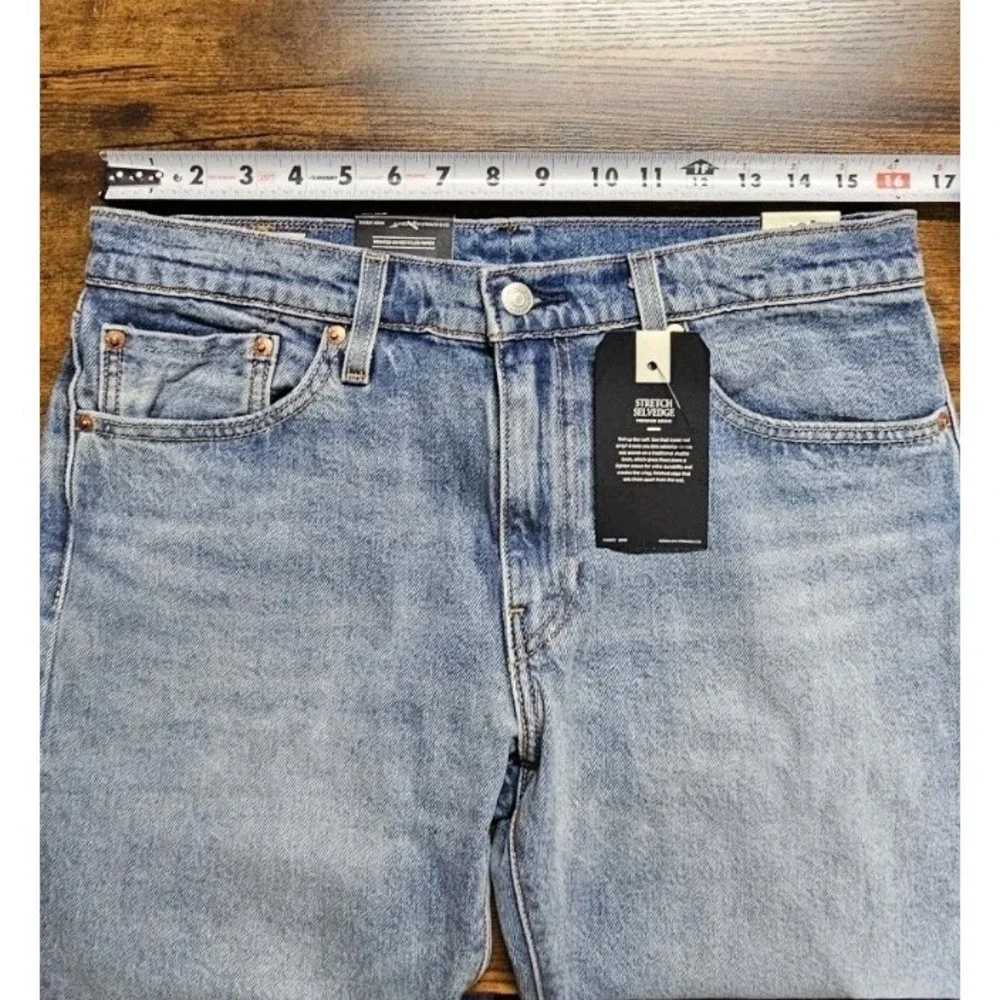 Levi's Premium 511‎ Slim Fit Men's Stretch Selvedge Jeans 32x32 Big E Denim NWT
